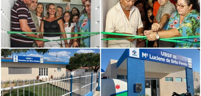 VÍDEO: Prefeitura inaugura reforma e ampliação de duas UBS e entrega três veículos novos para assistência na saúde